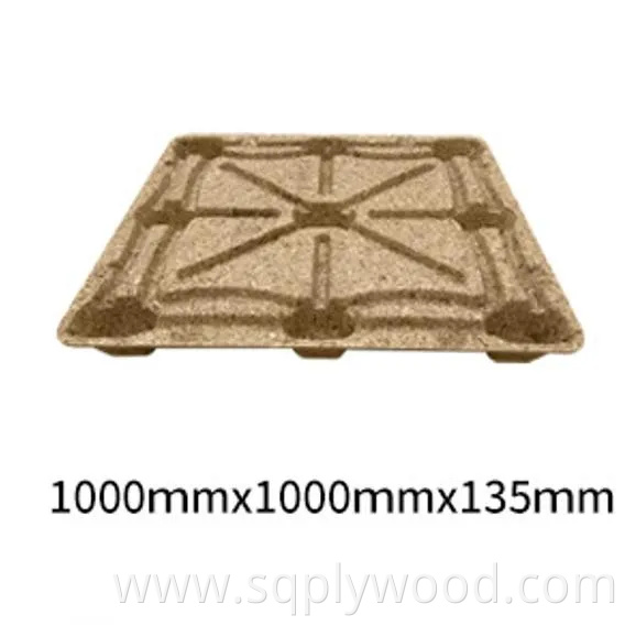 New Version Nestable Compressed Wood Pallet Fumigation Free Ispm 15 Exemption Compress Wooden Pallet 1100*1100mm 1200*800mm 1200*1000mm